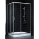 Душевой уголок Vegas Glass ZA-F 80*120 07 01 стекло прозрачное, 80x120, прямоугольный, двери раздвижные