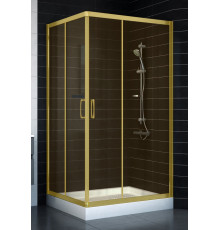 Душевой уголок Vegas Glass ZA-F 90*100 09 05 стекло бронза, 90x100, прямоугольный, двери раздвижные