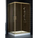 Душевой уголок Vegas Glass ZA-F 0110*100 05 05 стекло бронза, 100x110, прямоугольный, двери раздвижные