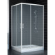 Душевой уголок Vegas Glass ZA-F 0110*100 01 10 стекло сатин, 100x110, прямоугольный, двери раздвижные