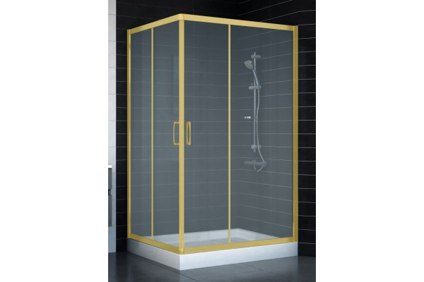 Душевой уголок Vegas Glass ZA-F 0110*100 09 10 стекло сатин, 100x110, прямоугольный, двери раздвижные