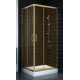 Душевой уголок Vegas Glass ZA 0080 05 05 стекло бронза, 80x80, квадратный, двери раздвижные