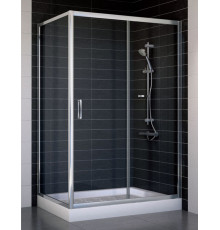 Душевой уголок Vegas Glass ZP+ZPV 120*70 08 01 стекло прозрачное, 120x70, прямоугольный, двери раздвижные