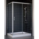 Душевой уголок Vegas Glass ZP+ZPV 120*70 08 01 стекло прозрачное, 120x70, прямоугольный, двери раздвижные