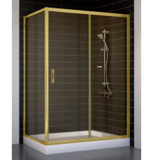 Душевой уголок Vegas Glass ZP+ZPV 130*70 09 05 стекло бронза, 130x70, прямоугольный, двери раздвижные