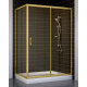 Душевой уголок Vegas Glass ZP+ZPV 130*70 09 05 стекло бронза, 130x70, прямоугольный, двери раздвижные