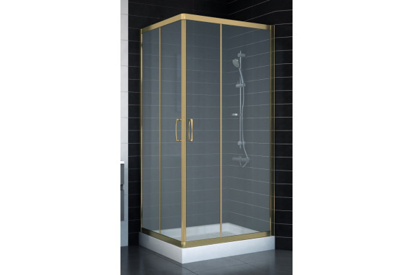 Душевой уголок Vegas Glass ZA-F 80*90 05 05 стекло сатин, 80x90, прямоугольный, двери раздвижные