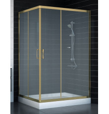 Душевой уголок Vegas Glass ZA-F 0120*100 05 10 стекло сатин, 100x120, прямоугольный, двери раздвижные