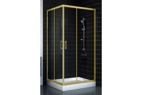 Душевой уголок Vegas Glass ZA 0090 09 01 стекло прозрачное, 90x90, квадратный, двери раздвижные