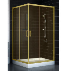 Душевой уголок Vegas Glass ZA 0120 09 05 стекло бронза, 120x120, квадратный, двери раздвижные