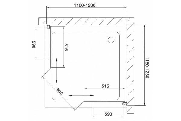 Душевой уголок Vegas Glass ZA 0120 09 05 стекло бронза, 120x120, квадратный, двери раздвижные