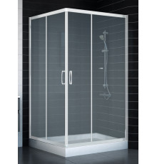 Душевой уголок Vegas Glass ZA 0120 01 10 стекло сатин, 120x120, квадратный, двери раздвижные