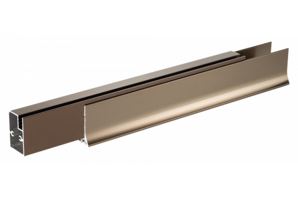 Душевой уголок Vegas Glass ZS 0100 05 05 стекло бронза, 100, четверть круга, двери раздвижные