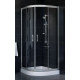 Душевой уголок Vegas Glass ZS-F 80*110 07 01 стекло прозрачное, 80х110, четверть круга, двери раздвижные