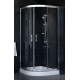 Душевой уголок Vegas Glass ZS-F 80*120 08 01 стекло прозрачное, 80х120, четверть круга, двери раздвижные