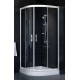 Душевой уголок Vegas Glass ZS-F 80*120 01 01 стекло прозрачное, 80х120, четверть круга, двери раздвижные