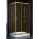 Душевой уголок Vegas Glass ZA-F 90*100 05 05 стекло бронза, 90x100, прямоугольный, двери раздвижные