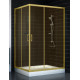 Душевой уголок Vegas Glass ZA-F 0120*100 09 05 стекло бронза, 100x120, прямоугольный, двери раздвижные