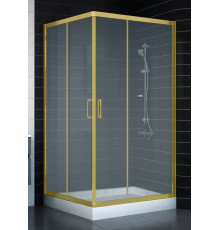 Душевой уголок Vegas Glass ZA 0110 09 10 стекло сатин, 110x110, квадратный, двери раздвижные
