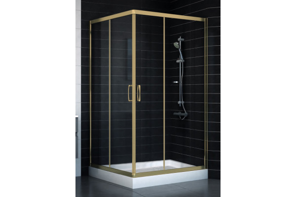 Душевой уголок Vegas Glass ZA 0120 05 01 стекло прозрачное, 120x120, квадратный, двери раздвижные