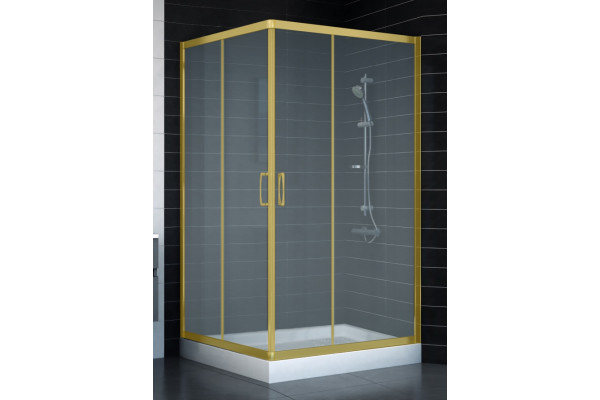 Душевой уголок Vegas Glass ZA 0120 09 10 стекло сатин, 120x120, квадратный, двери раздвижные
