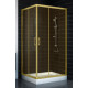 Душевой уголок Vegas Glass ZA 0090 09 05 стекло бронза, 90x90, квадратный, двери раздвижные