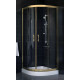 Душевой уголок Vegas Glass ZS-F 80*90 05 01 стекло прозрачное, 80х90, четверть круга, двери раздвижные