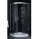 Душевой уголок Vegas Glass ZS-F 80*100 08 01 стекло прозрачное, 80х100, четверть круга, двери раздвижные