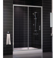 Душевая дверь в нишу Vegas Glass ZP 0135 07 01 стекло прозрачное, 135, раздвижная, профиль хром