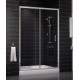 Душевая дверь в нишу Vegas Glass ZP 0135 07 01 стекло прозрачное, 135, раздвижная, профиль хром