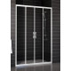 Душевая дверь в нишу Vegas Glass Z2P 170 01 01 стекло прозрачное раздвижная, профиль белый