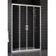 Душевая дверь в нишу Vegas Glass Z2P 180 01 01 стекло прозрачное раздвижная, профиль белый