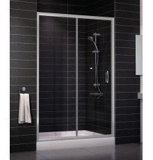 Душевая дверь в нишу Vegas Glass ZP 0130 07 01 стекло прозрачное, 130, раздвижная, профиль хром