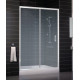 Душевая дверь в нишу Vegas Glass ZP 0135 01 02 стекло шиншилла, 135, раздвижная, профиль белый