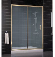 Душевая дверь в нишу Vegas Glass ZP 0150 05 10 стекло сатин, 150, раздвижная, профиль бронза