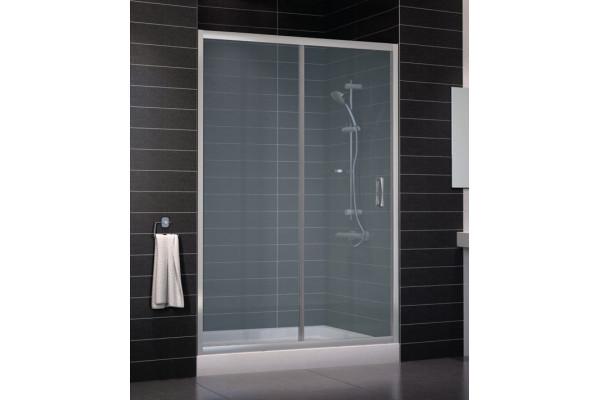 Душевая дверь в нишу Vegas Glass ZP 0135 07 10 стекло сатин, 135, раздвижная, профиль хром