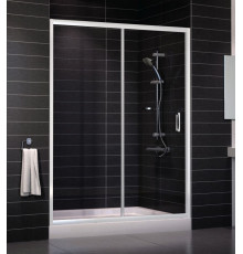Душевая дверь в нишу Vegas Glass ZP 0150 01 01 стекло прозрачное, 150, раздвижная, профиль белый