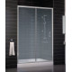 Душевая дверь в нишу Vegas Glass ZP 0135 07 02 стекло шиншилла, 135, раздвижная, профиль хром