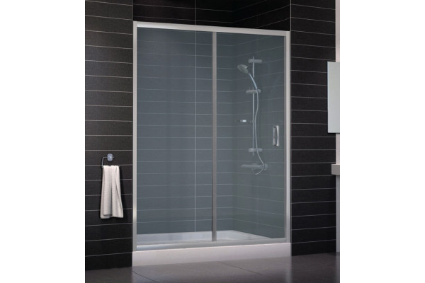 Душевая дверь в нишу Vegas Glass ZP 0150 07 10 стекло сатин, 150, раздвижная, профиль хром