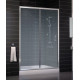 Душевая дверь в нишу Vegas Glass ZP 0135 08 02 стекло шиншилла, 135, раздвижная, профиль хром