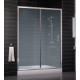 Душевая дверь в нишу Vegas Glass ZP 0150 08 02 стекло шиншилла, 150, раздвижная, профиль хром