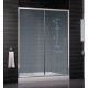 Душевая дверь в нишу Vegas Glass ZP 0160 08 02 стекло шиншилла, 160, раздвижная, профиль хром