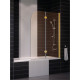 Шторка на ванну Vegas Glass E2V 0120 09 05 R профиль золото, стекло бронза, складная, правая