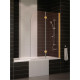 Шторка на ванну Vegas Glass E2V 0120 05 05 R профиль бронза, стекло бронза, складная, правая