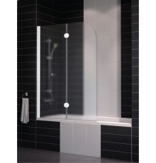 Шторка на ванну Vegas Glass E2V 0120 01 10 L профиль белый, стекло сатин, складная, левая