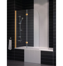 Шторка на ванну Vegas Glass E2V 0120 05 01 L профиль бронза, стекло прозрачное, складная, левая