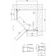 Душевой уголок Vegas Glass AFA-Pen 0090 07 01 R стекло прозрачное двери распашные, профиль хром