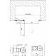 Душевая дверь в нишу Vegas Glass EP-F-1 0115 07 01 R стекло прозрачное, 115, распашная, профиль хром
