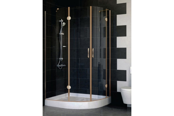 Душевой уголок Vegas Glass AFS-F 110*90 05 01 L стекло прозрачное, 110x90, прямоугольный-асимметричный, двери распашные