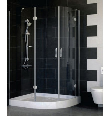 Душевой уголок Vegas Glass AFS-F 120*90 07 01 L стекло прозрачное, 120x90, прямоугольный-асимметричный, двери распашные